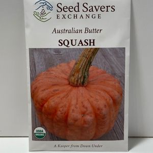 Organic Australian Butter Squash Open Pollinated Seeds